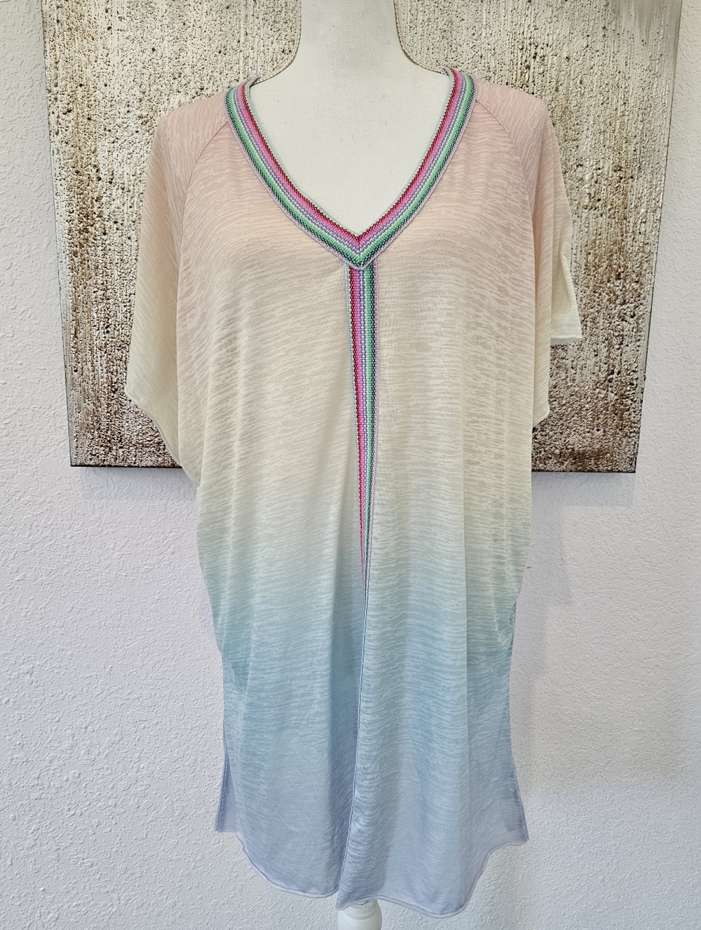 Pitusa Pima Mini Abaya Multicolored Mini Tunic - OS